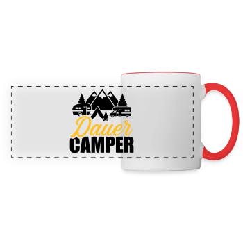 Camping - Panoramatasse - Weiß/Rot - Vorne
