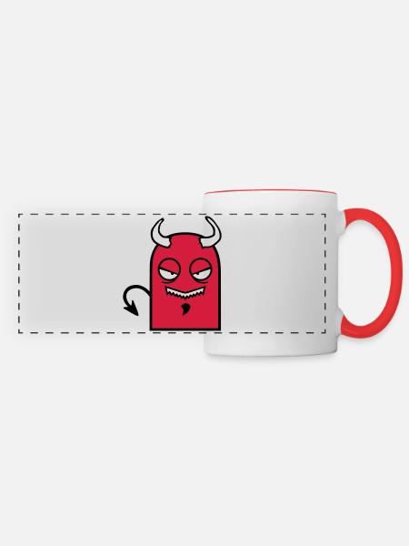 Little Devil (Comic Character) - Panoramic Mug - white/red