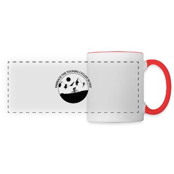 Embrace the Touring Cyclist in You - Panoramic Mug - white/red - Front