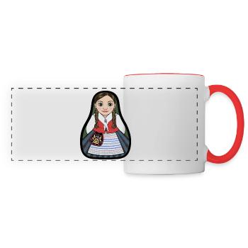 Stora Kopparberg - Panoramic Mug - white/red - Front
