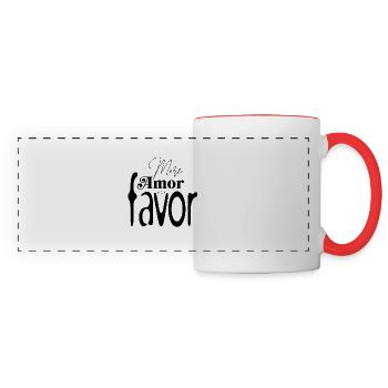 Gift for people who want more Love - Panoramic Mug - white/red - Front