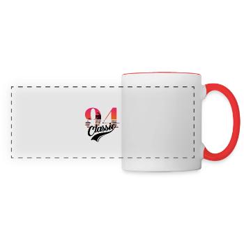 Vintage 1994-94e anniversaire - Mug panoramique contrasté et blanc - blanc/rouge - Devant