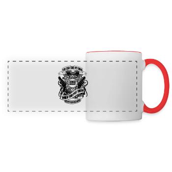 Guns - Panoramic Mug - white/red - Front
