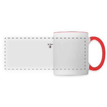 Abeille Enfant Apiculteur Cadeau - Mug panoramique contrasté et blanc - blanc/rouge - Devant
