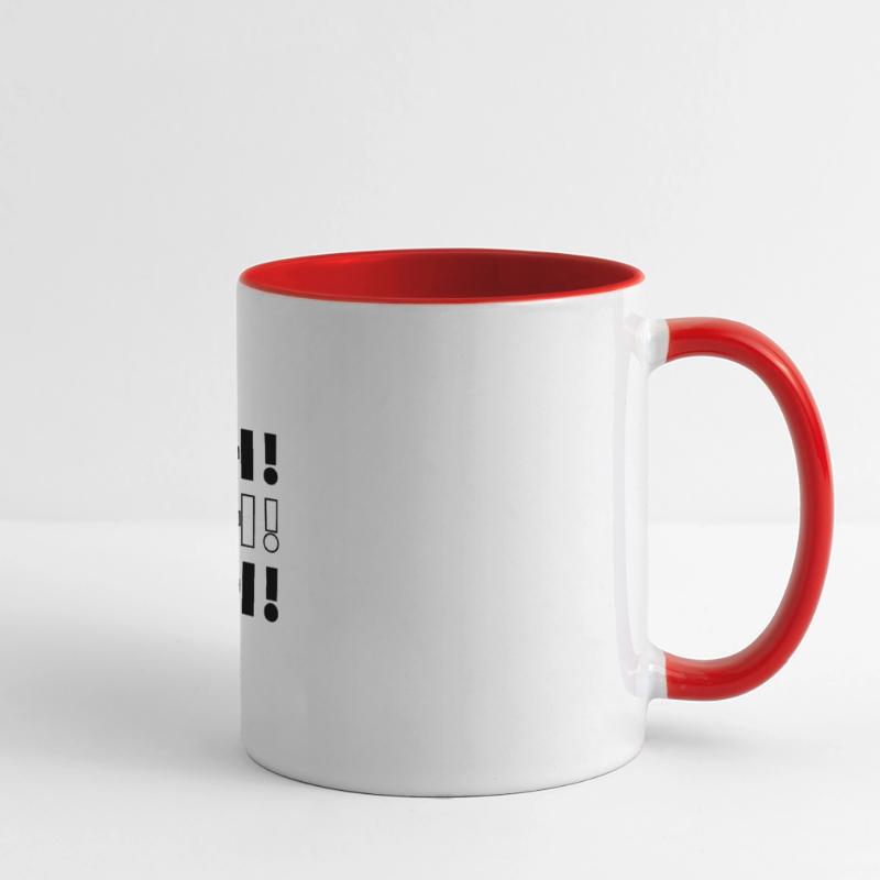 Wesh  Wesh Wesh Mug panoramique contrasté et blanc