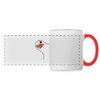 Duck - Panoramic Mug - white/red - Front