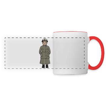 Elsa Andersson - Mug panoramique contrasté et blanc - blanc/rouge - Devant