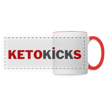 Keto KickS - Panoramatasse - Weiß/Rot - Vorne