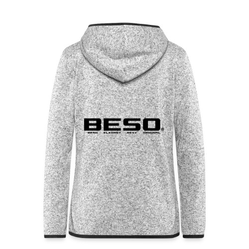 B-E-S-O T-shirt manches longues Premium (unisexe) - Veste à capuche polaire pour femmes