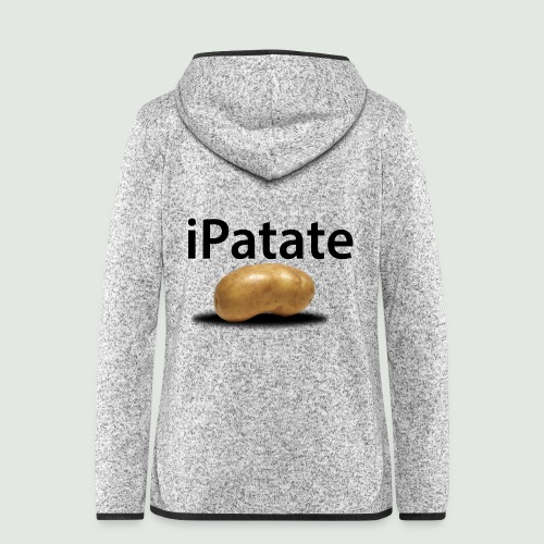 iPatate - Veste à capuche polaire pour femmes