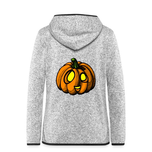 Pumpkin Halloween scribblesirii - Bluza polarowa damska z kapturem