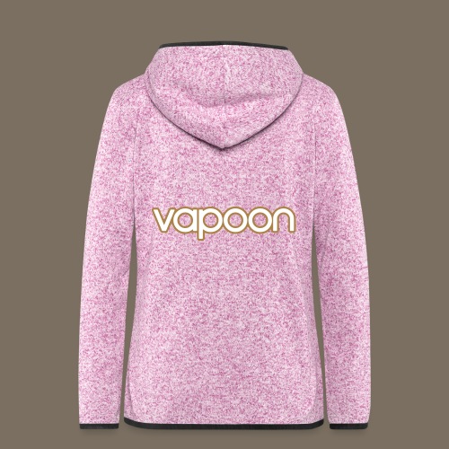 Vapoon Logo simpel 2 Farb - Frauen Kapuzen-Fleecejacke