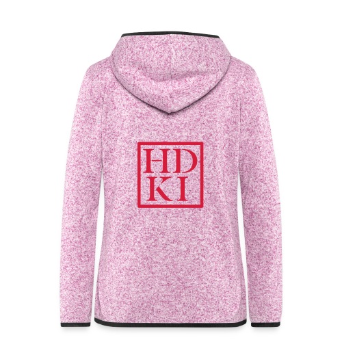 HDKI logo - Women's Hooded Fleece Jacket