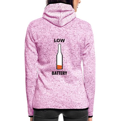 Beer Low Battery - Veste à capuche polaire pour femmes