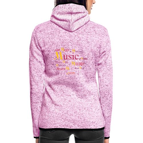 Music is... - Vrouwen hoodie fleecejack