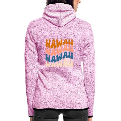 Hawaii - Frauen Kapuzen-Fleecejacke