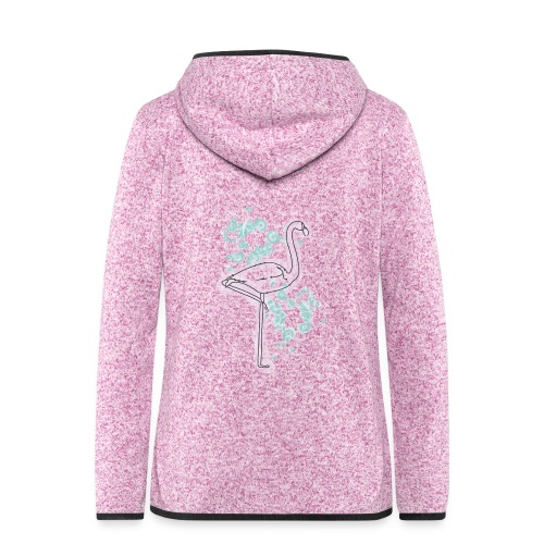 flamingo - Women's Hooded Fleece Jacket