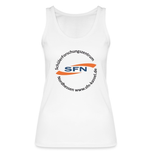 SFN Logo mit rundem Text in schwarz - Frauen Bio Tank Top von Stanley & Stella