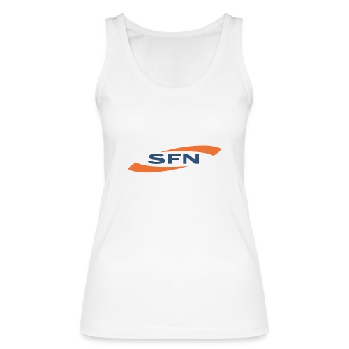 SFN Logo mit rundem Text in weiß - Frauen Bio Tank Top von Stanley & Stella