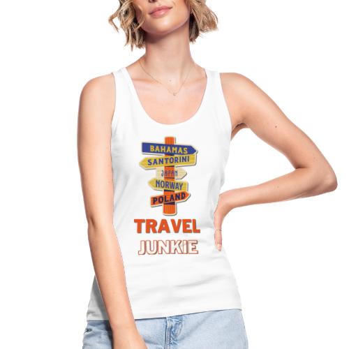 traveljunkie - i like to travel - Stanley/Stella Frauen Bio Tank Top