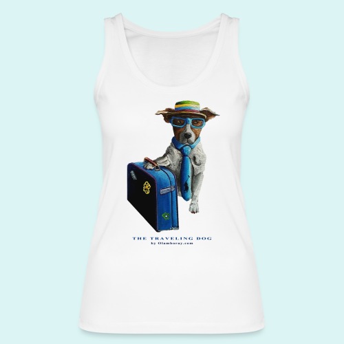 The Traveling Dog - Women's Organic Tank Top by Stanley & Stella