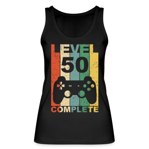 50. Geburtstag 50 Jahre Level Complete Gamer - Stanley/Stella Frauen Bio Tank Top