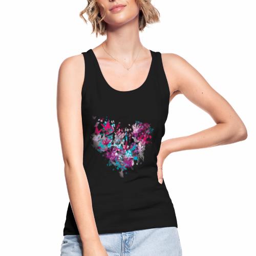 Love with Heart - Women's Organic Tank Top by Stanley & Stella