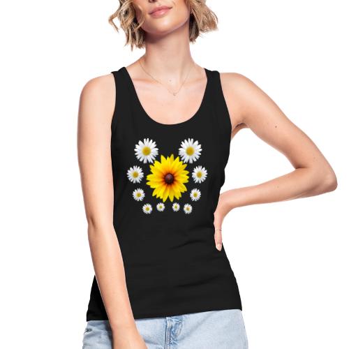 Sonnenhut Blume mit Margeriten Blüte Gänseblümchen - Frauen Bio Tank Top von Stanley & Stella