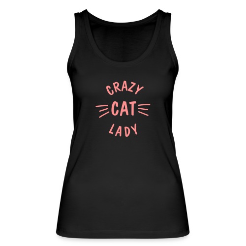Vorschau: Crazy Cat Lady meow - Frauen Bio Tank Top von Stanley & Stella