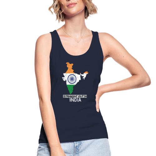 Straight Outta India (Bharat) country map flag - Stanley/Stella Women's Organic Tank Top