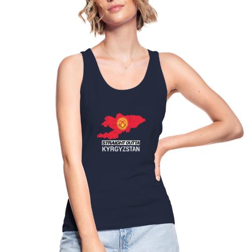 Straight Outta Kyrgyzstan country map - Stanley/Stella Women's Organic Tank Top