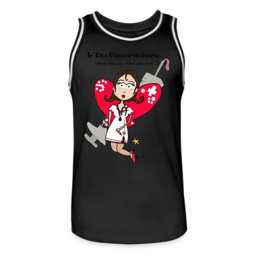 Inféermière Passionnée - Maillot de basket Homme