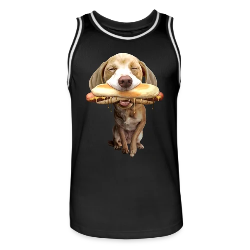 Chien Gourmand Hotdog - Maillot de basket Homme