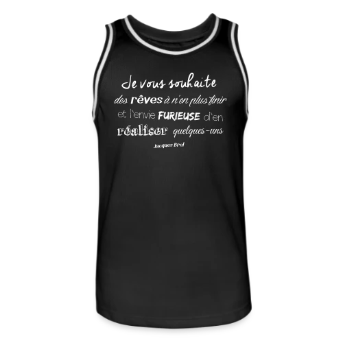 Douce Nuit, Beaux Rêves - Maillot de basket Homme