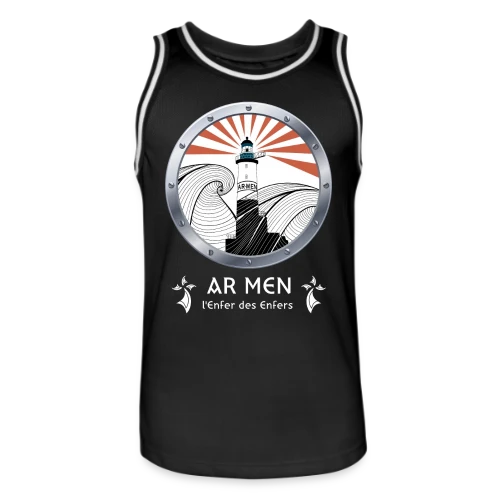 Phare d'Ar Men Breton - Maillot de basket Homme