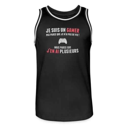 Gamer : Des Vies à Volonté - Maillot de basket Homme