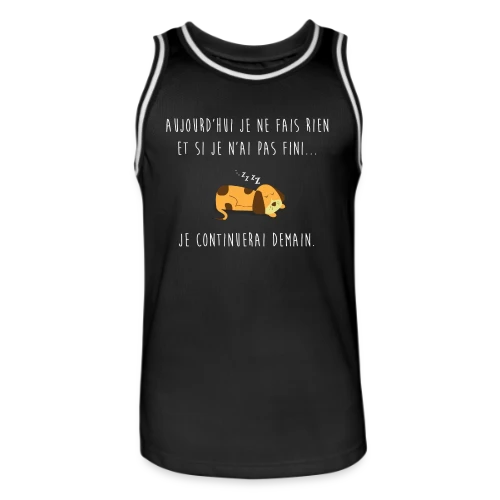 L'Art de Ne Rien Faire - Maillot de basket Homme