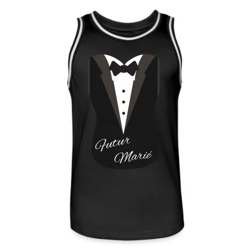 T-shirt EVG : Le Futur Marié - Humour Garanti ! - Maillot de basket Homme