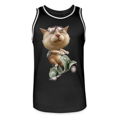 Chat en Cavale - Maillot de basket Homme