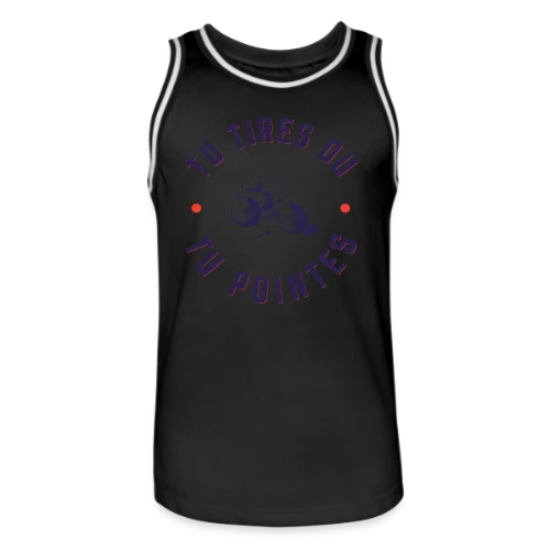 T-Shirt Pétanque: Tu Tires ou Tu Pointes? - Maillot de basket Homme