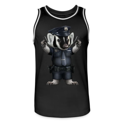 Blaireau Police - Maillot de basket Homme