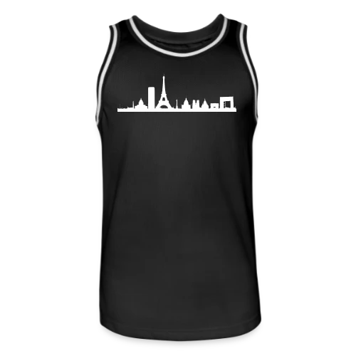 Silhouette Parisienne Élégante - Maillot de basket Homme