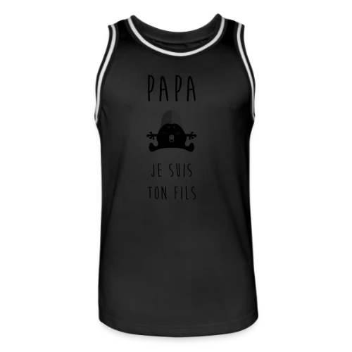 T-shirt Iconique "Je suis ton père" - Cadeau Papa - Maillot de basket Homme