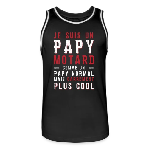 Papy Motard : Carrément Plus Cool ! - Maillot de basket Homme