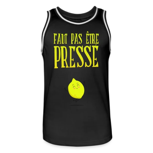 T-shirt Pas Pressé : L'Art de Prendre Son Temps - Maillot de basket Homme