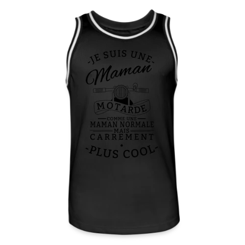 Maman Motarde : L'Asphalte au Coeur - Maillot de basket Homme