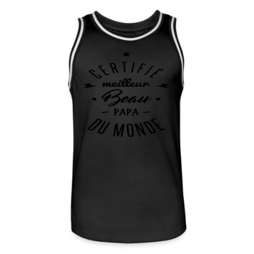 T-shirt Meilleur Beau-Papa du Monde - Maillot de basket Homme