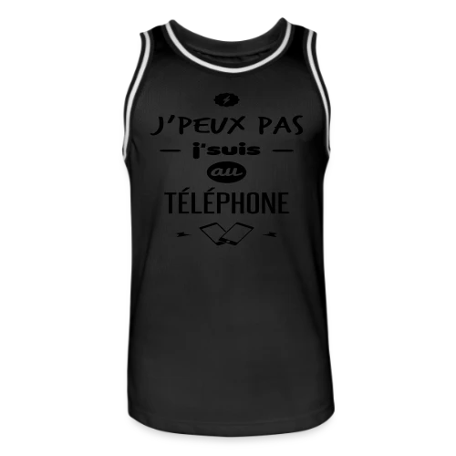 J'suis au téléphone - Maillot de basket Homme