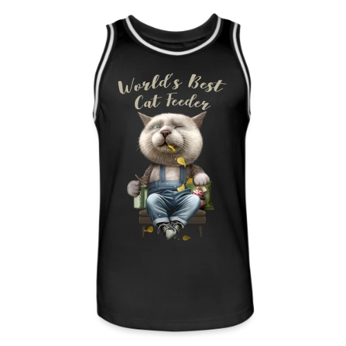 Meilleur Nourrisseur de Chats - Maillot de basket Homme