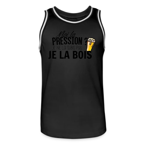 La pression, je la bois ! - Maillot de basket Homme